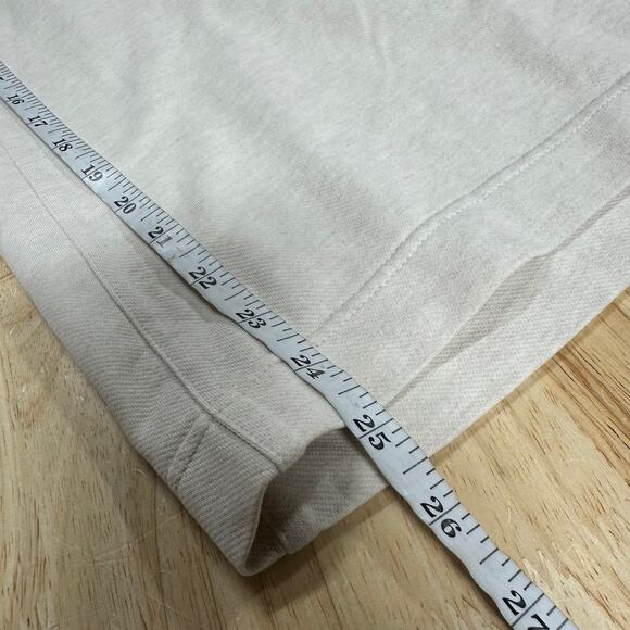 Athleta Farallon Heathered Wide Leg Crop Oatmeal Women's Size 26 New Without Tag - Picture 9 of 9